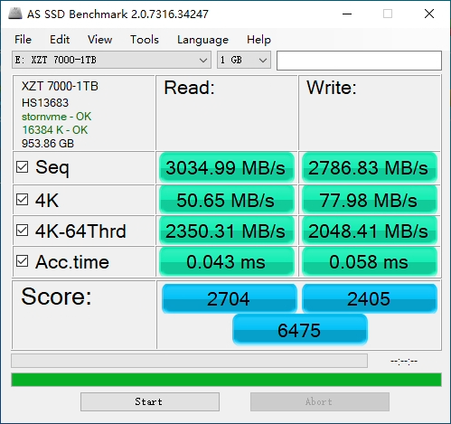 AS SSD 1GB